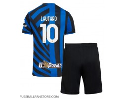 Inter Milan Lautaro Martinez #10 Replik Heimtrikot Kinder 2024-25 Kurzarm (+ Kurze Hosen)